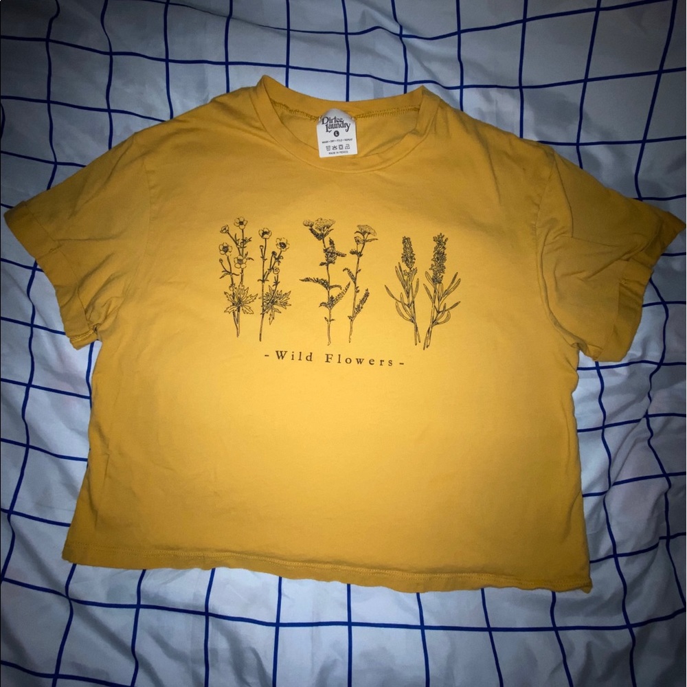 💛Yellow Crop Top💛